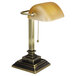 Alera ALELMP517AB Antique Brass Traditional Banker's Lamp Main Thumbnail 1