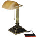 Alera ALELMP517AB Antique Brass Traditional Banker's Lamp Main Thumbnail 3