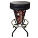 A Holland Bar Stool with a black seat and Florida State Seminoles logo.