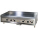 Anets A30X48AGC 48" Natural Gas Chrome Countertop Griddle with Thermostatic Controls - 160,000 BTU Main Thumbnail 1