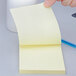 3M 660-5SSCY Post-It® 4" x 6" Canary Yellow Lined 90 Sheet Super Sticky Note Pad   - 5/Pack Main Thumbnail 4