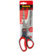 3M 1448 Scotch® 8" Stainless Steel Pointed Tip Precision Scissors with Red and Dark Gray Handle Main Thumbnail 3