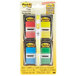 3M 680RYBGVA Post-It® 1" x 2" Assorted Color Page Flag with Dispensers and Bonus Flag Highlighter   - 4/Pack Main Thumbnail 2