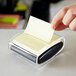 3M R330-10SSCY Post-It® 3" x 3" Canary Yellow 90 Sheet Super Sticky Fan-Folded Pop-Up Note Pad - 10/Pack Main Thumbnail 3