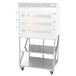Doyon PIZ3B 35" x 30 3/4" Mobile Stainless Steel Equipment Stand with 2 Undershelves Main Thumbnail 2