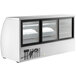 Avantco DLC82-HC-W 82" White Curved Glass Refrigerated Deli Case Main Thumbnail 2