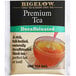 A Bigelow Premium Decaffeinated Tea Bag.