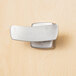A Bobrick stainless steel double robe hook.