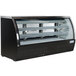 Avantco DLC82-HC-B 82" Black Curved Glass Refrigerated Deli Case Main Thumbnail 2