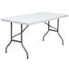Flash Furniture DAD-YCZ-152-GG 30" x 60" Granite White Heavy-Duty Molded Plastic Folding Table Main Thumbnail 1