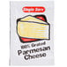 A package of Grated Parmesan Cheese portion packets.