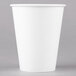 Solo 378W-2050 8 oz. White Single Sided Poly Paper Hot Cup - 1000/Case
