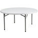 Flash Furniture DAD-YCZ-152R-GW-GG 60" Round Granite White Heavy-Duty Molded Plastic Folding Table Main Thumbnail 1