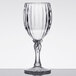 GET SW-1422-1-SAN-CL 8 oz. SAN Plastic Fluted Wine Glass - 24/Case Main Thumbnail 2