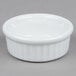 Tuxton BPX-0162 1.5 oz. Porcelain White Fluted China Ramekin - 48/Case Main Thumbnail 3