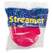 A roll of Creative Converting Hot Magenta Pink Streamer Paper in plastic packaging.