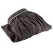 Snap Drape 5412GC29B3-512 Wyndham 21' 6" x 29" Charcoal Box Pleat Table Skirt with Velcro® Clips Main Thumbnail 3