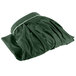 Snap Drape 5412GC29B3-739 Wyndham 21' 6" x 29" Jade Box Pleat Table Skirt with Velcro® Clips Main Thumbnail 3