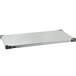 Metro 1460FS 14" x 60" 18 Gauge Flat Stainless Steel Solid Shelf Main Thumbnail 1