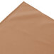 Snap Drape 5412GC29B3-049 Wyndham 21' 6" x 29" Sandalwood Box Pleat Table Skirt with Velcro® Clips Main Thumbnail 6