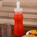 GET SDB-16 16 oz. Frosted Polycarbonate Salad Dressing / Juice Bottle and Lid Set Main Thumbnail 7