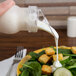 GET SDB-16 16 oz. Frosted Polycarbonate Salad Dressing / Juice Bottle and Lid Set Main Thumbnail 8