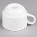 A Libbey Royal Rideau white porcelain cup with a handle.