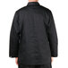 Chef Revival Bronze J071 Unisex Black Customizable Chef Jacket with Chest Pocket Main Thumbnail 2