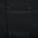 Chef Revival Silver J205 Unisex Black Customizable Performance Short Sleeve Chef Jacket with Mesh Back Main Thumbnail 6