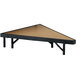 National Public Seating SP368HB Portable Stage Pie Unit with Hardboard Surface - 36" x 8" Main Thumbnail 1