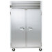 A Traulsen hot food holding cabinet with two doors.
