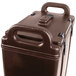 Cambro 350LCD131 Camtainer 3.375 Gallon Dark Brown Insulated Soup Carrier Main Thumbnail 6