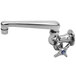 T&S B-0216 Wall Mounted Single Hole Pantry Faucet with 6" Swing Nozzle, Eterna Cartridge, and 4-Arm Handle Main Thumbnail 1