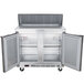 Beverage-Air SPE36HC-10 Elite Series 36" 2 Door Refrigerated Sandwich Prep Table Main Thumbnail 4