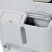 A white Continental baby changing station with a door and a compartment.