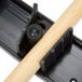 Carlisle 4073100 18" Roll 'N Grip Adjustable Brush, Broom & Mop Closet Rack / Hanger Main Thumbnail 6