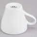 Tuxton BPF-1608 16 oz. Porcelain White Europa China Cappuccino Mug - 24/Case Main Thumbnail 4
