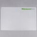 A white rectangular flexible cutting board with the word "Webstaurant" in green text.