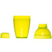 Fineline 4102-Y Quenchers 10 oz. Disposable Yellow Plastic Shaker - 24/Case Main Thumbnail 3