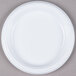 Genpak 70700 Aristocrat 7" White Premium Plastic Plate - 1000/Case Main Thumbnail 2