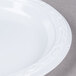 Genpak 70700 Aristocrat 7" White Premium Plastic Plate - 1000/Case Main Thumbnail 3