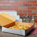 10" x 10" x 1 1/2" Clay Coated Pizza Box - 100/Bundle Main Thumbnail 4