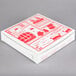 10" x 10" x 1 1/2" Clay Coated Pizza Box - 100/Bundle Main Thumbnail 2