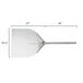 American Metalcraft 19 1/2" x 21" Deluxe All Aluminum Pizza Peel with 16" Handle ITP1913 Main Thumbnail 2
