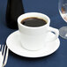 7.5 oz. Bright White Tall Porcelain Coffee Cup - 36/Case Main Thumbnail 7