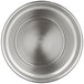 A close-up of a stainless steel inset for Vollrath soup marmites.
