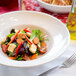 Tuxton BED-1204 23 oz. Eggshell China Pasta / Salad Bowl - 12/Case Main Thumbnail 3