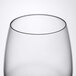A close-up of a clear Chef & Sommelier rocks glass with a white background.