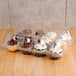 12 Compartment Clear Hinged High Dome Cupcake Container - 5/Pack Main Thumbnail 1