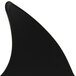 Fineline 6202-BK Tiny Temptations 3 3/4" x 3 3/4" Triangular Tiny Twists Disposable Black Plastic Tray - 200/Case Main Thumbnail 6
